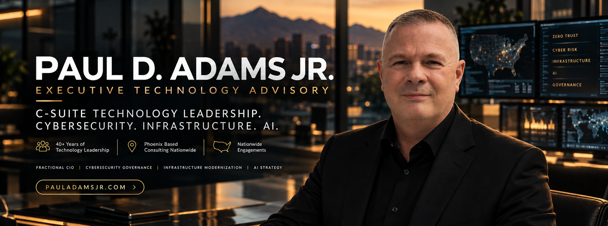 Paul D. Adams Jr. Executive Technology Advisory hero header